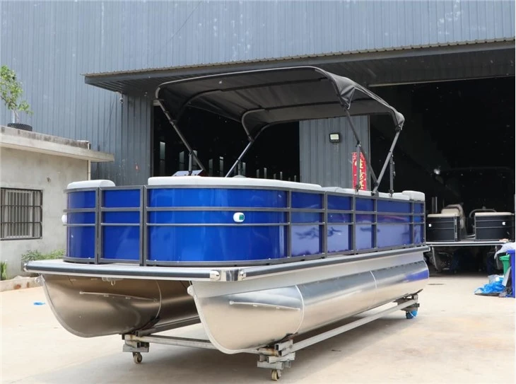 Barco pontão de pesca Allshine para uso comercial